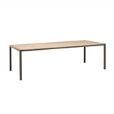 Long rectangular table that is perfect for larger social gatherings is available with or without an umbrella hole for summertime shade.