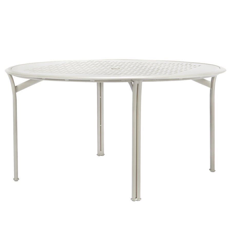 Verge Round Dining Table Aluminum Top