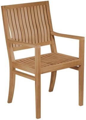 Solid Teak Arm Chair